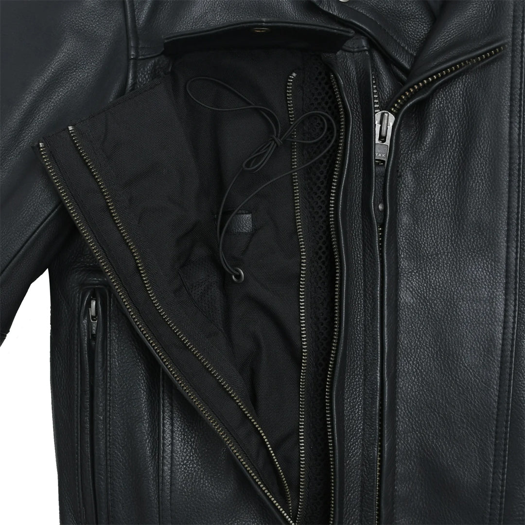 Commander Men’s Motorcycle Leather Jacket | Columbus Leather