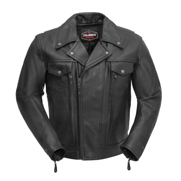Commander Men’s Motorcycle Leather Jacket | Columbus Leather