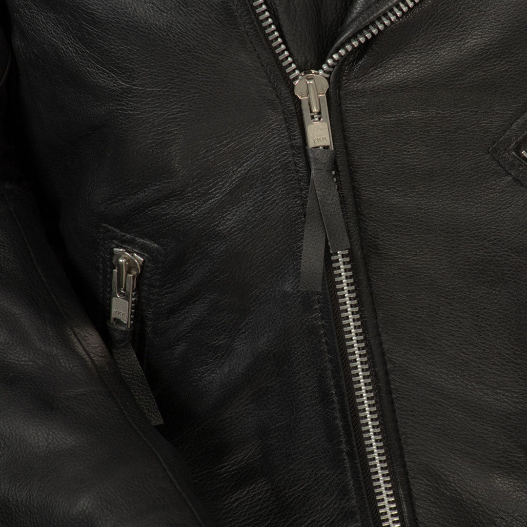 Crossfire Men’s Motorcycle Leather Jacket | Columbus Leather USA