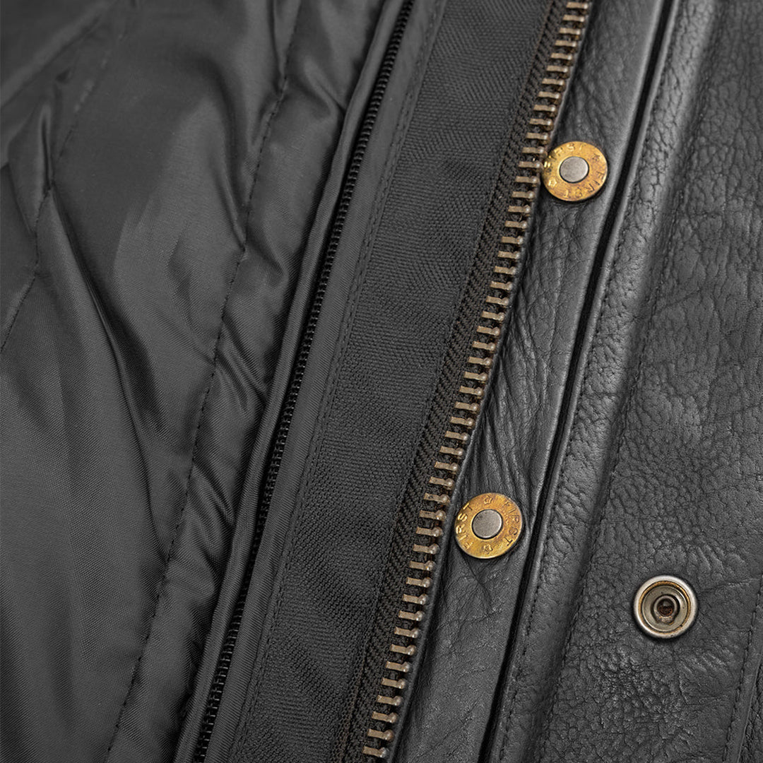 Raider Men’s Motorcycle Leather Jacket | Columbus Leather