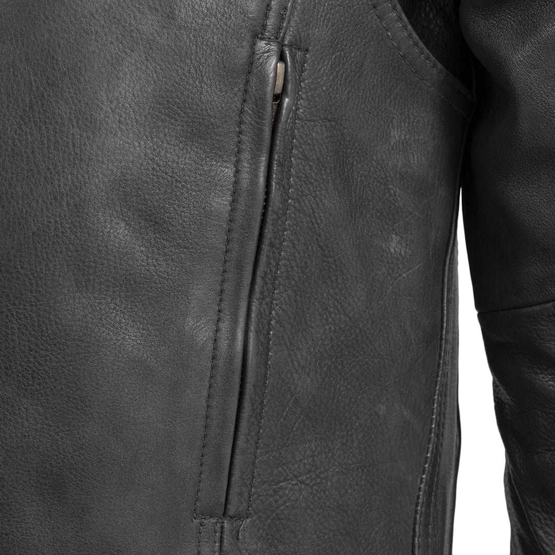 Raider Men’s Motorcycle Leather Jacket | Columbus Leather