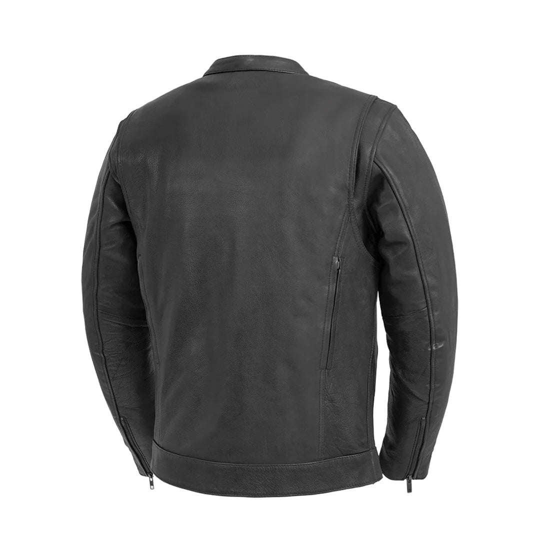 Raider Men’s Motorcycle Leather Jacket | Columbus Leather