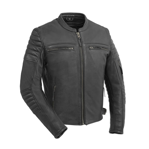Roadster Men’s Motorcycle Leather Jacket | Columbus Leather USA