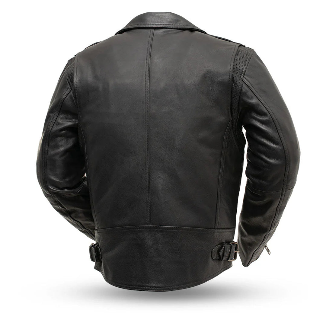 Vigilante Men’s Motorcycle Leather Jacket | Columbus Leather USA