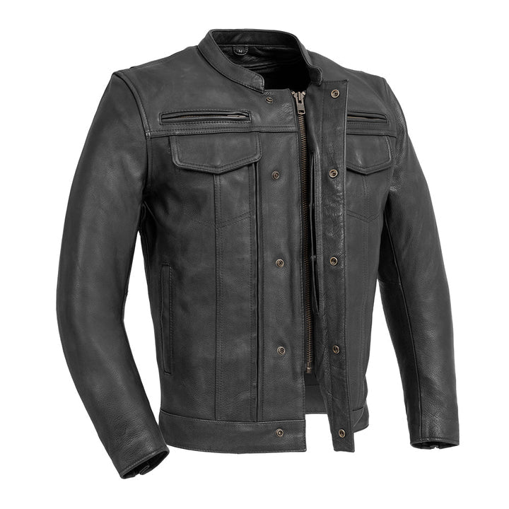 Men’s Motorcycle Leather Jacket – Premium Biker Style | Columbus Leather USA